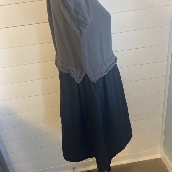 Samansa Mos2 Women’s Linen Blend Oversized Lagenlook Dress Size Medium - Picture 5 of 11